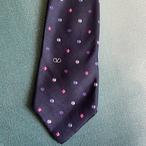 Valentino Silk Neck Tie - Picture 1 of 7
